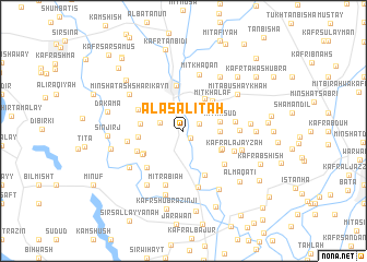 map of Al ‘Asālitah