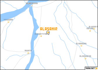 map of Al Asāmir