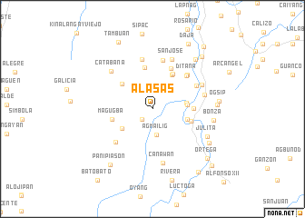 map of Alas-as