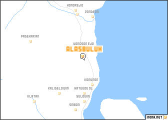 map of Alasbuluh