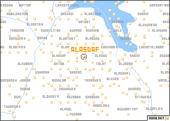 map of Al ‘Asdaf