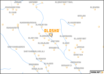 map of Al Asha