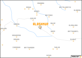 map of Al Ashmūr