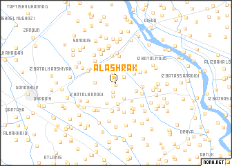 map of Al Ashrāk