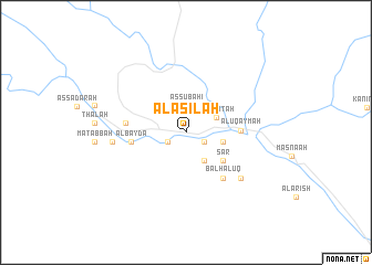 map of Al ‘Aşilah