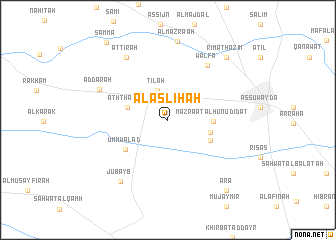 map of Al Aşliḩah