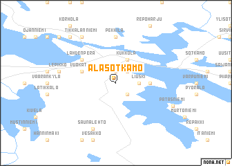 map of Alasotkamo