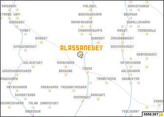 map of Alassane Dey