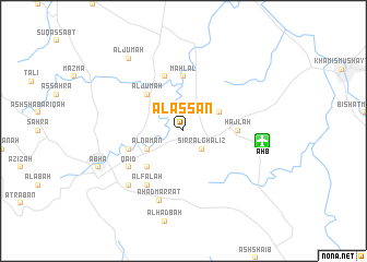 map of Al Assan