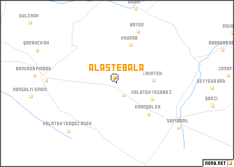 map of Alast-e Bālā