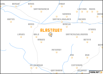 map of Alastruey