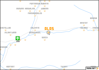 map of Alás