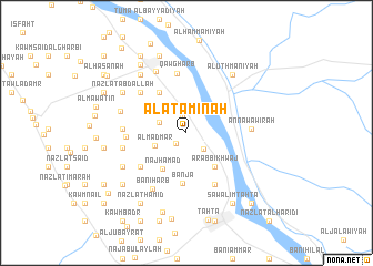 map of Al ‘Atāminah