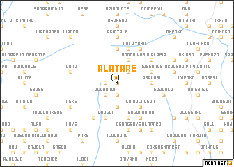 map of Alatare