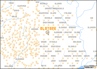 map of Alatare