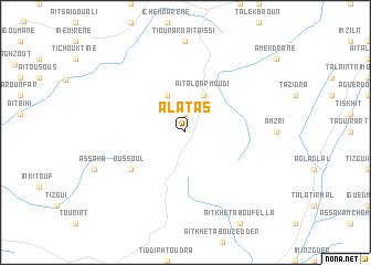 map of Alatas