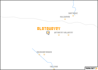 map of Alatau-Ayry