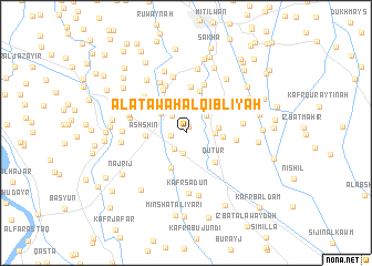 map of Al ‘Atawah al Qiblīyah