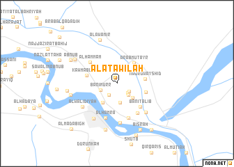 map of Al Aţāwilah