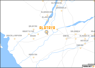map of Al ‘Aţāyā