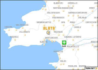 map of Alata