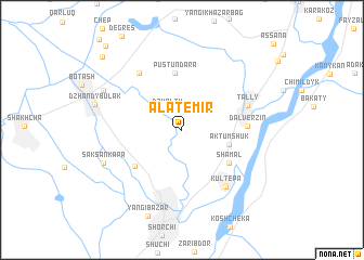 map of Alatemir