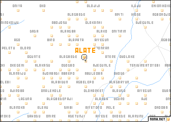map of Alate
