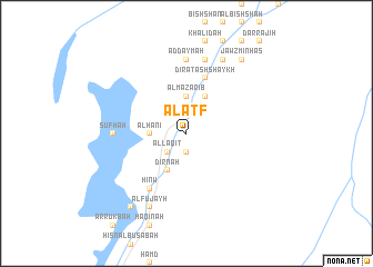 map of Al ‘Aţf