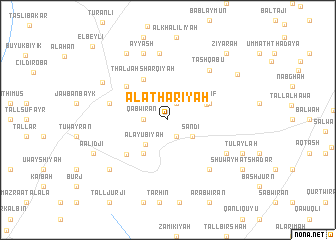 map of Al Atharīyah