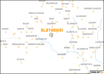 map of Al Athāwirī