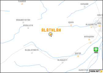 map of Al Athlah
