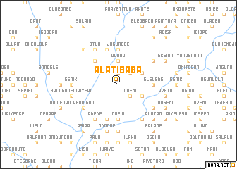 map of Alatibaba