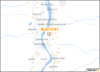 map of AL ‘Aţīyāt