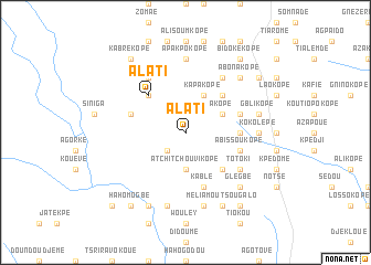 map of Alati