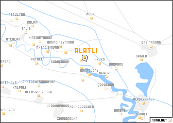 map of Əlǝtli