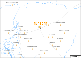 map of Alatona