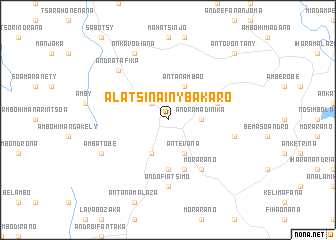 map of Alatsinainy-Bakaro