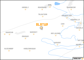 map of Ala-Tup