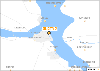 map of Alatyr\