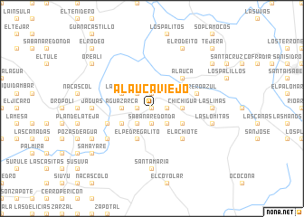 map of Alauca Viejo