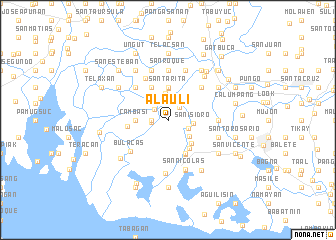 map of Alauli