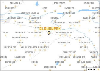 map of Alaunwerk