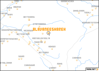 map of ‘Alāvān-e ‘Eshāreh