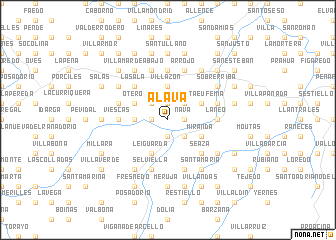 map of Álava