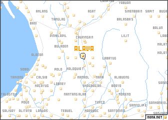 map of Alava