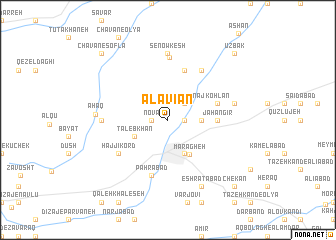 map of ‘Alavīān