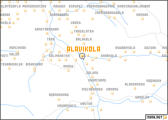 map of ‘Alavī Kolā