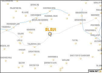 map of ‘Alavī