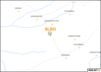 map of ‘Alavi