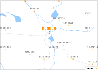 map of Alavus